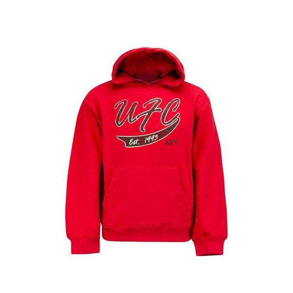 Sudadera con capucha para Niñas UFC Script rojo S