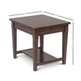 thumbnail image 4 of Steve Silver Table d'Appoint Crestline en Bois de la Compagnie, Fini Noyer Brun, 4 of 6