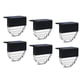 thumbnail image 1 of Luces solares impermeables Montaje en pared de valla Camino exterior Decorativo LED Jardín Conjunto de lámparas de porche delantero Accesorios para exteriores 6 piezas Scienceny HA009207-02B, 1 of 6