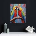 thumbnail image 4 of ARISTURING  Two Colorful Parrots Wall Art Framed Canvas Paintings Modern Wall Art for Living Room Bathroom Decor, 4 of 4