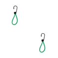 thumbnail image 4 of Transemion 2pcs Tente Élastique Corde Corde Extensible Résistant à l'Usure Forte Capacité Portante Vert 2Set, 4 of 6