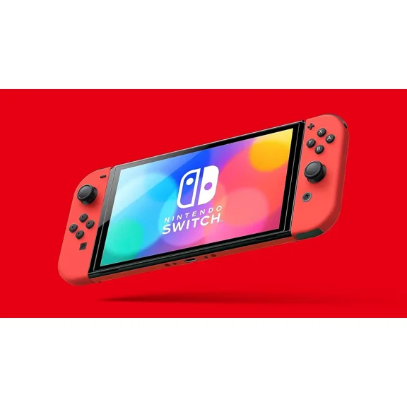 Restored Nintendo Switch - OLED Model: Mario Red Edition HEGSRAAAA