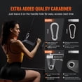 thumbnail image 4 of VEVOR LAT Pulldown Bar Tricep Handle Attachment V-bar Cable Machine for Home Gym, 4 of 9