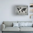 thumbnail image 3 of James Wiens 'Riveting World Map' Canvas Art, 3 of 3