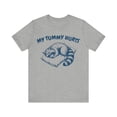 thumbnail image 2 of My Tummy Hurts Funny Raccoon Shirt, Raccoon Graphic Novelty Unisex Tshirt, 2 of 6