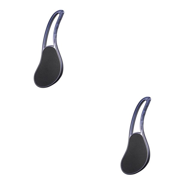 Vogacara Escofina Manual Talón Rectificado Pies Removedor de callos Herramientas de pedicura Archivo de pie húmedo seco Reutilizable Mango Negro luz 2Conjunto