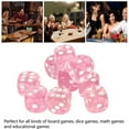 thumbnail image 3 of 20pcs 6 Sided  Set,Round Corner Board Game  Transparent Dices Rounded Corner  For Board Games And Teaching Math, 3 of 8
