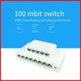 thumbnail image 2 of 2X 5 Port Data Switch,Network Hub,Desktop Ethernet Splitter,Plug & Play Shielded Ports Fanless Quiet,2 x Ethernet Splitter,White, 2 of 7