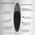 thumbnail image 2 of WINGOMART 10.7ft Inflatable Stand Up Paddle Board 10.7'x32"x6" w/ Premium SUP Accessories & Carry Bag, Wide Stance Bottom Fin for Paddling, Non-Slip Deck, 1-2 Person Up to 160 kg, 325cm SUP Board, 2 of 7