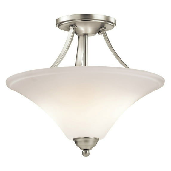 Kichler 43512L16 Keiran 2 Light 15" Wide LED Semi-Flush Ceiling Fixture