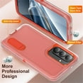 thumbnail image 3 of Para Samsung Galaxy S26 5G Funda para Teléfono de 6,3" con Soporte Incorporado, Funda Protectora Resistente a Prueba de Golpes/polvo/caídas de Grado Militar para Samsung Galaxy S26 5G, Naranja, 3 of 8