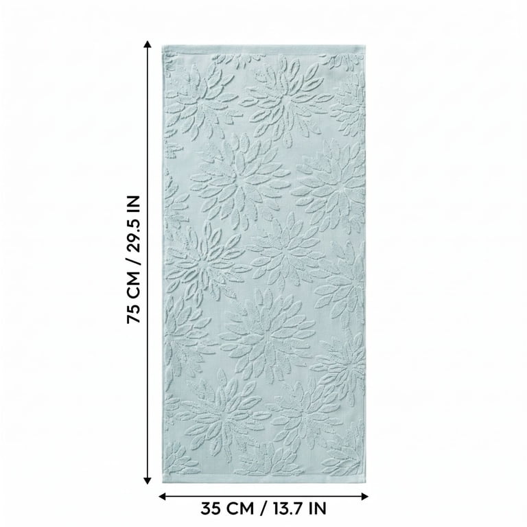 Sm:)e Dahlia Jacquard Bath Hand Towel 2-Pack photo 2