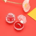 thumbnail image 5 of Uxcell Clear Plastic Ring Boxes 1.5"x1.5" Engagement Ring Holder Box Earrings Jewelry Box with Foam Insert Black 20 Pcs, 5 of 6
