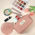 thumbnail image 4 of Unique Bargains 1 Pc Women Waterproof Makeup Bag for Business Travel Vacation Wedding Pink, 4 of 6
