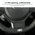 thumbnail image 5 of 2pcs Suede Steering Wheel Lip Covers for 2015-2022 Lexus RC Car Interior Accessories, Black, 5 of 10