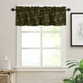 thumbnail image 7 of Merry Christmas Curtain Valances Set Bear and Tree Red Green Buffalo Plaid Kitchen Curtains 24&nbsp;inch Length Rod Pocket Valance and Tiers 3 Piece Set Small Bedroom Bathroom Laundry Decor, 7 of 7