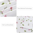 thumbnail image 4 of Floral Queen Sheets Soft Breathable Microfiber Vintage Printed Bed Sheet Set Deep Pocket Fitted Sheet Included Flower Pattern, 4 of 9