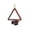 B, variant on D Cotton Rope Triangle Bird Sway Toy Hanging Perch For Parrots Budgies Cage With Tassels 7 Inch