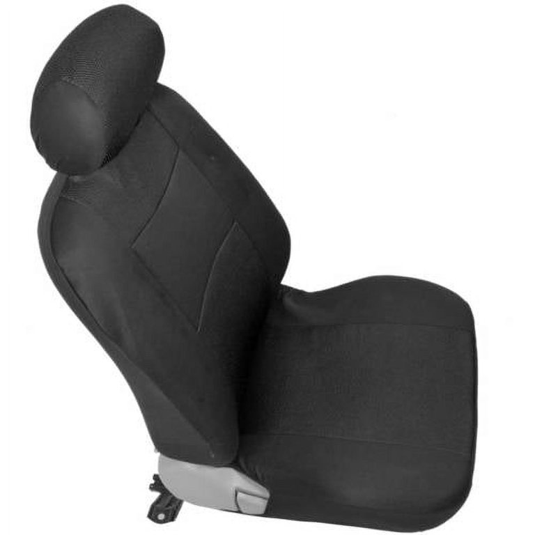 Rome Sport Seat Covers for Car SUV - Sporty Racing Style Stripes Black & Gray