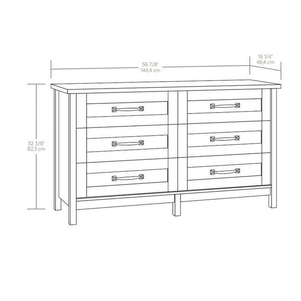 better homes & gardens modern farmhouse 6 drawer dresser Modern Farmhouse 6 - Drawer Dresser, Rustic Gray Finish - Bed Bath & Beyond