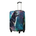 thumbnail image 2 of Fotbe Colorful Plant Wolf Luggage Cover Protector,Suitcase Protector,Scratch and Dirt Resistant,Fits 18-32 Inch Luggage-X-Large, 2 of 9