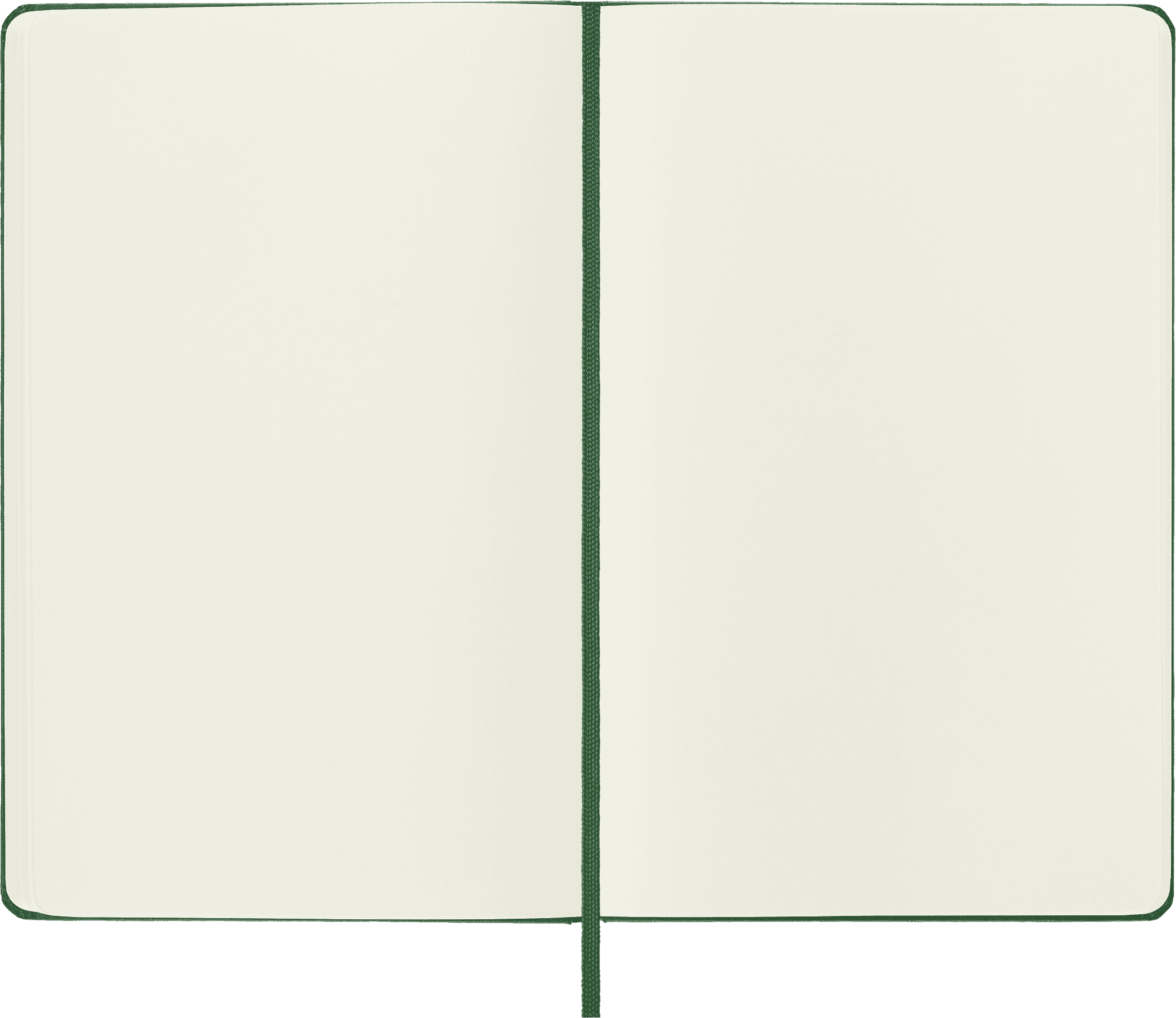 Moleskine Classic Notebook, Hard Cover, Large (5" x 8.25"), Plain, Myrtle Green