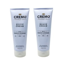 Cremo French Lavender Moisturizing Shave Cream, Astonishingly Superior Shaving Cream For Women, Fights Nicks, Cuts and Razor Burn, 6 Fl Oz (2 Pack)