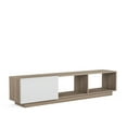 thumbnail image 5 of MinimaDecor Lepando 71 in TV Stand for TVs up to 70", Wood, White and Oak Finish, 5 of 8