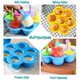 thumbnail image 5 of Molde para paletas de helado, bandeja de congelación rápida de frutas frescas, mini molde de silicona para paletas, 5 of 5