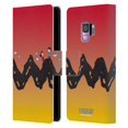 thumbnail image 1 of Head Case Designs Officially Licensed Peanuts Characters Charlie & Lucy Leather Book Wallet Case Cover Compatible with Samsung Galaxy S9, 1 of 6