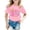 Pink2, variant on Girls Birthday Shirt 1st 3rd 5th Girls B-Day Outfits Theme Short Sleeve T-Shirt Color Pink2 Size 3-4 Years