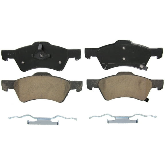 Wagner QuickStop ZD857 Ceramic Disc Brake Pad Set Fits select: 2001-2007 DODGE GRAND CARAVAN, 2001-2007 CHRYSLER TOWN & COUNTRY