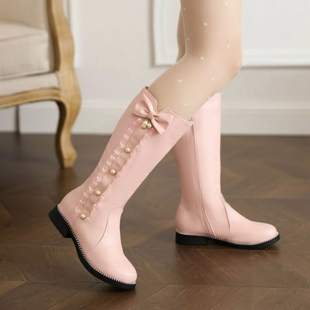 

MIARHB Women Fashion Casual Vintage Retro Mid-Calf Boots Lace Up Thick Heels Shoes