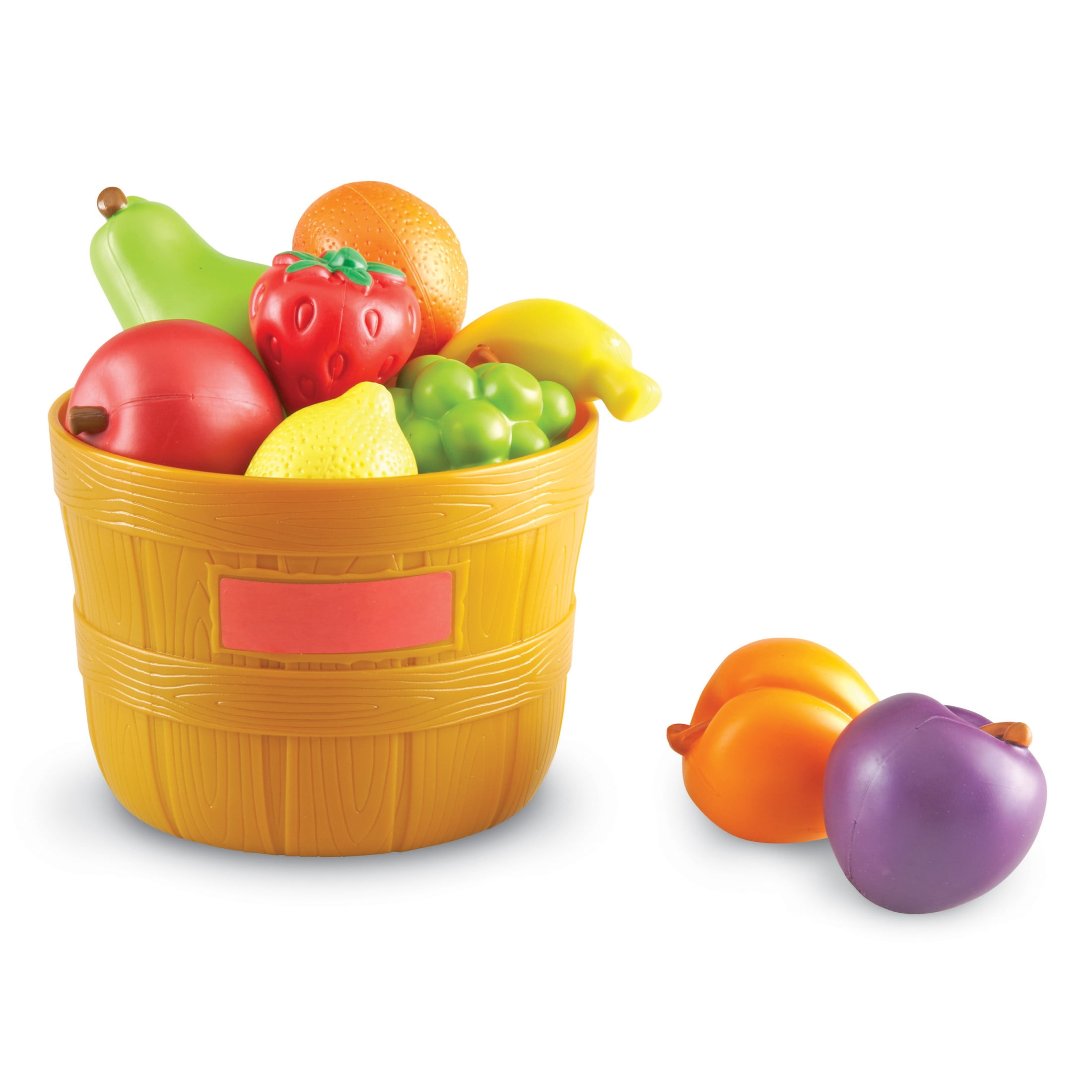 Learning Resources New Sprouts Bushel of Fruit, Play Food, Ages 18 mos+