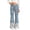 Q Blue, variant on Auroural Toddler Girls Flare Pants 3T Kids Girls Cute Flower Lace Print Soft Elasticity Casual Flared Trousers Pants