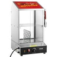 thumbnail image 2 of 2-Tier Commercial Hot Dog Steamer with Bun Warmer  39QT Capacity  Electric Slide-Door Design, 2 of 10