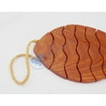 thumbnail image 4 of Wooden Fish Shaped Trivet Style Tray With Rope Handles - (6" x 11.50" x 0.75"), 4 of 5