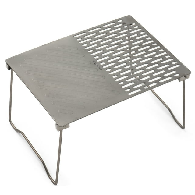 Gril de Feu de Camp Pliant pour table de Camping, Gril BBQ Portatif pour l'Extérieur