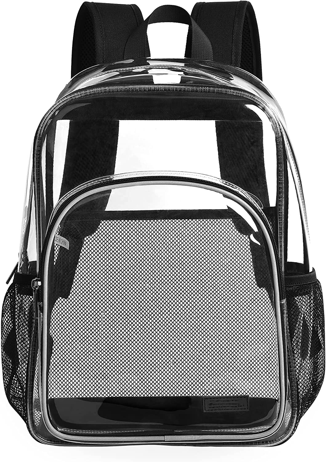 Clear Backpack, Clear Backpack Heavy Duty PVC Transparent Clear Bag for