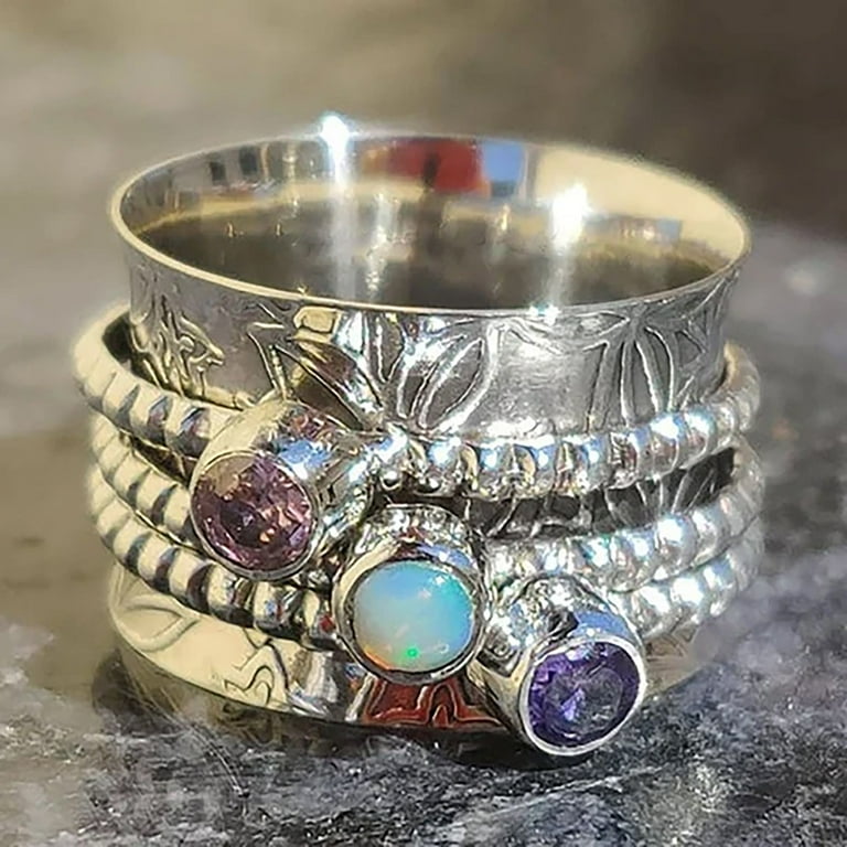 Meditation spinner shop rings