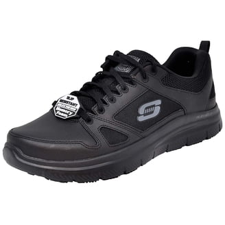 Skechers Mens Sz 9 Black Leather Shoes Mariner Hiking Work Skechers Men main image 2