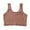 Brick Red, variant on Ticikt Girls' Cotton Ribbed Training Bra, Cute Decor Puberty Underwear for ,White