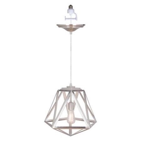 Worth Home Products Pkn 8930 1 Light Brushed Nickel Instant Pendant Worth Home Products Pkn 8930 1 Light Brushed Nickel Instant Pendant Conversion Kit