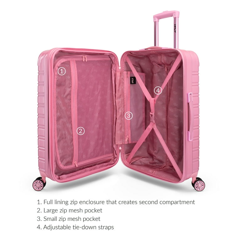 iFLY Hardside Luggage Fibertech 2 Piece Set, 20