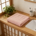 thumbnail image 5 of Soft Absorbent Shower Towel, 29.5 x 13.7 inch Quick Drying Body Wrap for Bathroom Spa Hotel, Portable Microfiber Towel for Travel Mother's Day Gift Idea, 5 of 7