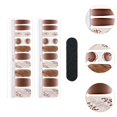 thumbnail image 6 of Gazechimp 20 Pieces Full Nail Wraps Beauty Nail Gel Polish Strips for Home Women Girls Red, 6 of 8