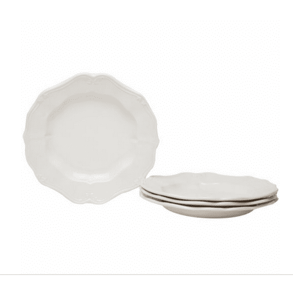 Country Estate White Salad Plate 8.25" (Set of 6)