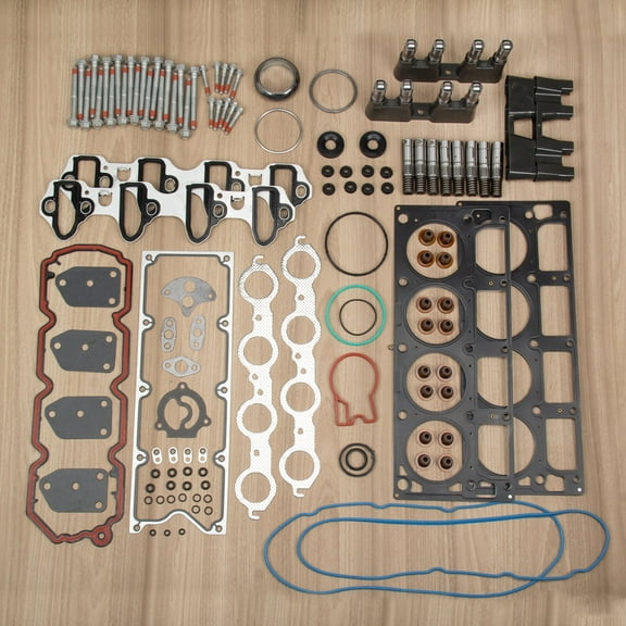 For 2007-14 GM GMC Chevrolet 5.3L AFM Lifter Kit Head Gasket Set Bolts And Guide