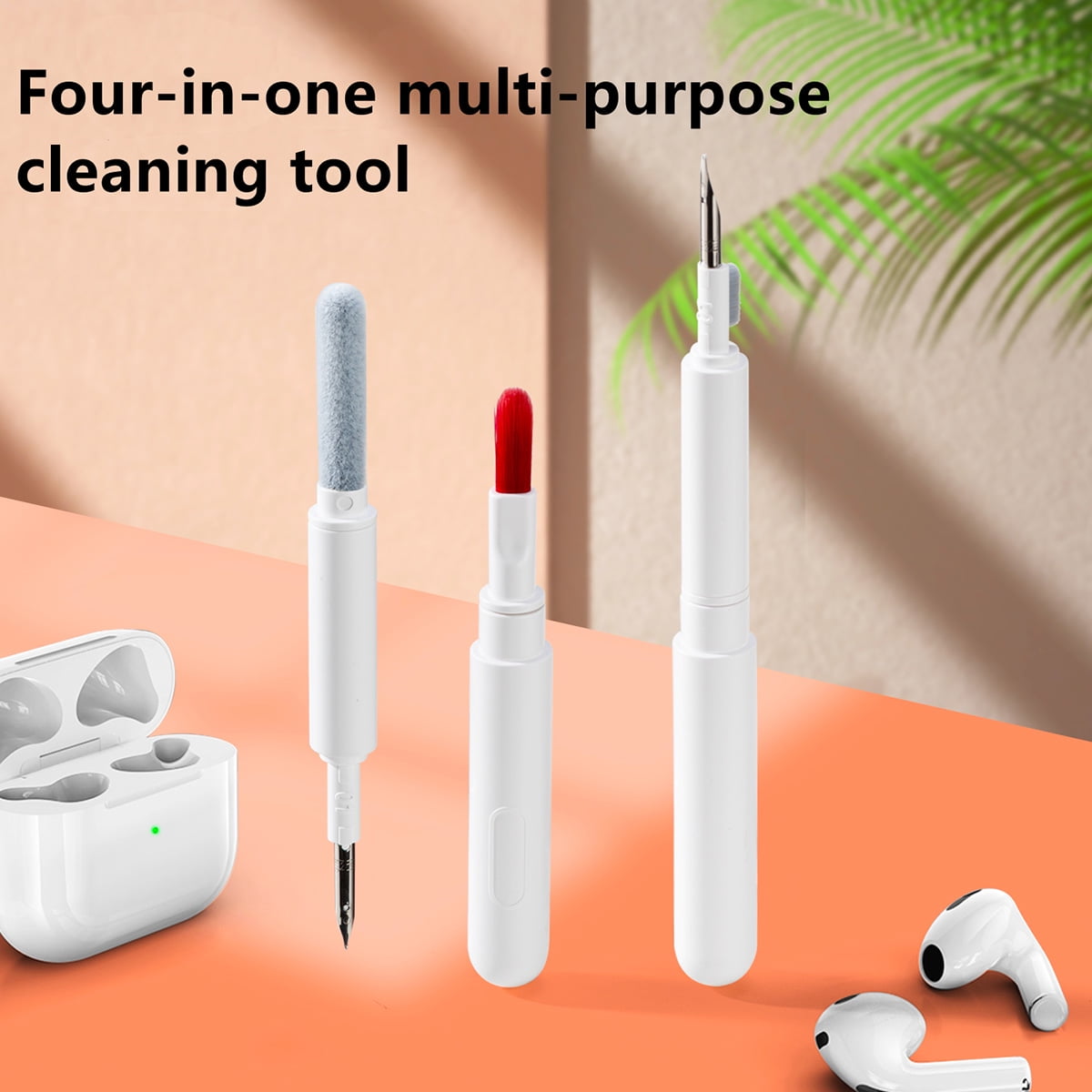Sutowe Phone Cleaning Kit Portable Phone Cleaning Tools with Brushes, Clastic Tweezers, Swab, Wipes, Spiral Brush, Blower Electronic Devices Cleaning