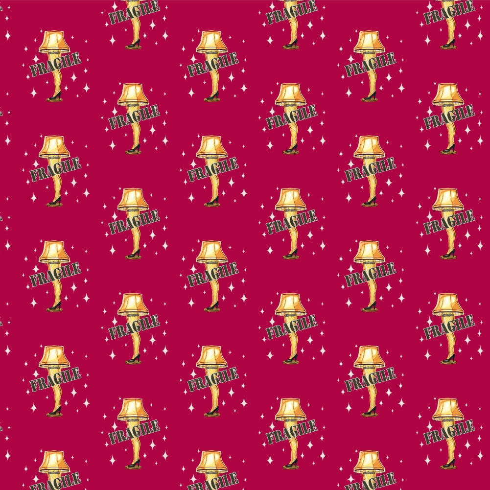 A Christmas Story Fragile Premium Roll Gift Wrap Wrapping Paper